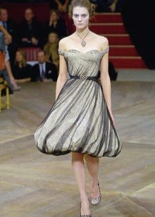 Layered balloon dress