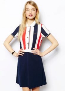 Colorbooted polo dress
