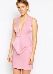 Dress with basque for women with a small tummy