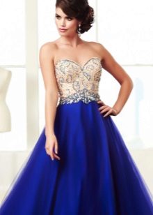 Dress with a hidden corset