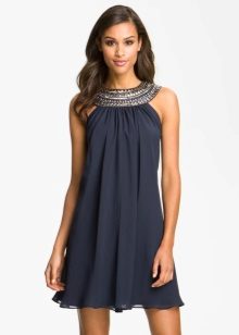 Chiffon A-Line Dress