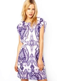 Tunic dress with print