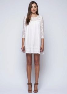 White dress-tunic