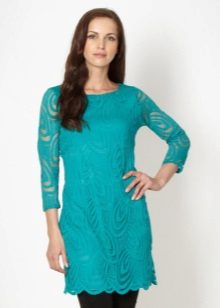 Turquoise dress tunic