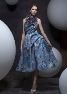 Cocktail dress in the style of style with an American armhole