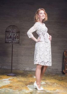 High Waist Maternity Dress