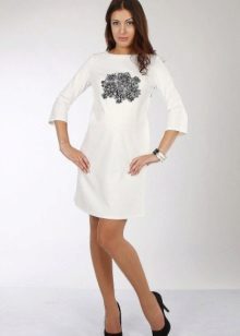 Maternity dress from natural fabric