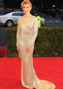 Mermaid dress for the Rectangle type figure