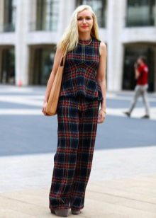 Koshemera checked dress