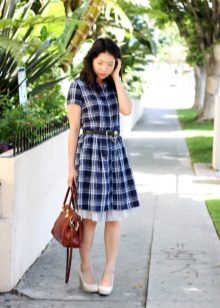 Casual Plaid Summer Dress