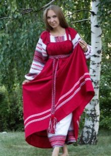 Red Russian sundress