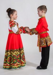 Russian folk costume for children