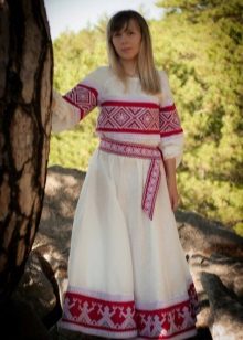  Russian sundress in ethnic style with patterns