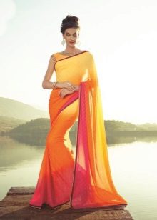 Orange Indian Sari