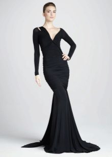 Dress mermaid knitted