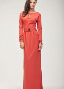 Turkish knitted dress to the floor