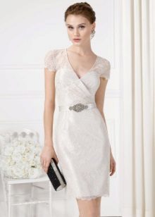 Spring dress with a smell short