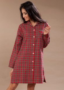 Homemade shirt dress