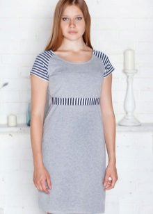 Home dress-tunic gray