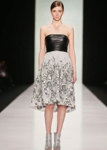 Leather A-Line Dress