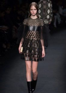 Leather dress from Dolce Gabbana