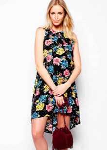 Summer dress for pregnant women high-low