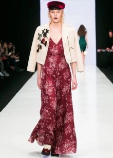 Autumn dress with jacket