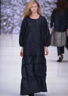 Autumn dress to the floor free