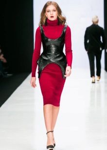 Knitting autumn dress