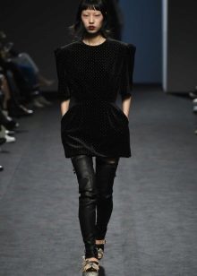 Autumn dress-tunic black