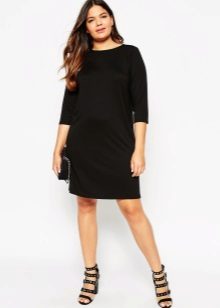 Autumn dress for full