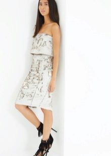 Mid-Length Bandeau Dress