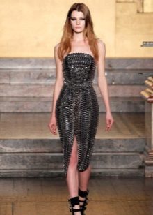 Strapless Midi Dress