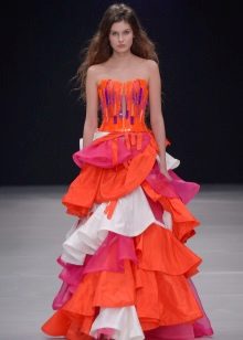 Dress without shoulder straps from yudashkin