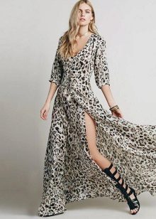 Gladiator Sandals for Long Robe Dress