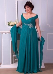 Jersey dress for full to the floor