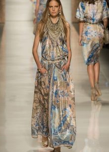 Dress with kerchiefs with American armhole