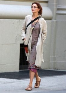 Long cardigan to a long dress bag