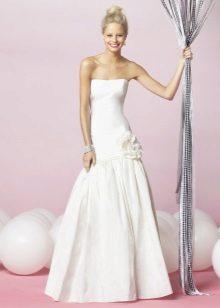 Hipster Low Waistline Wedding Dress