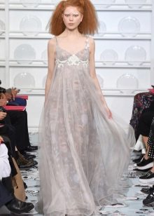 Empire style evening dress