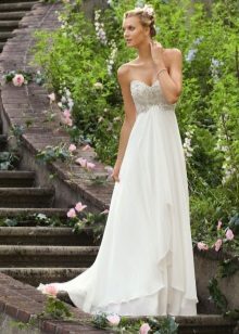 Empire dress with bodice