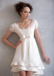 Empire style dress short