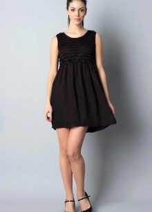Empire style short a-line dress
