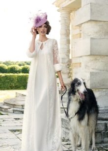 Lightweight cape for wedding dress