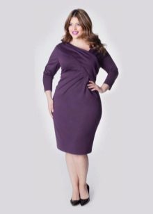 Fitted dress for full straight