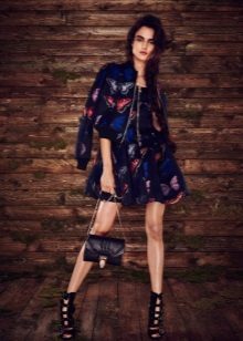 Jacket to a short fluffy dress