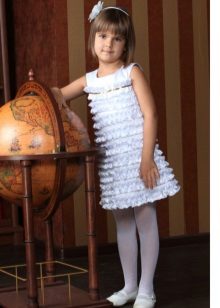 Tiered dress for girls 6-8 years