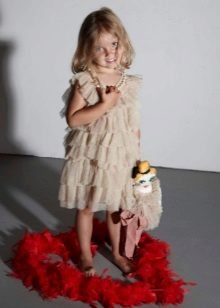 Multi-tiered dress for girls