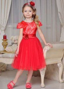 A-line dress for girls 6-8 years