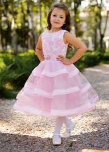 Magnificent dress for the girl of the A-silhouette